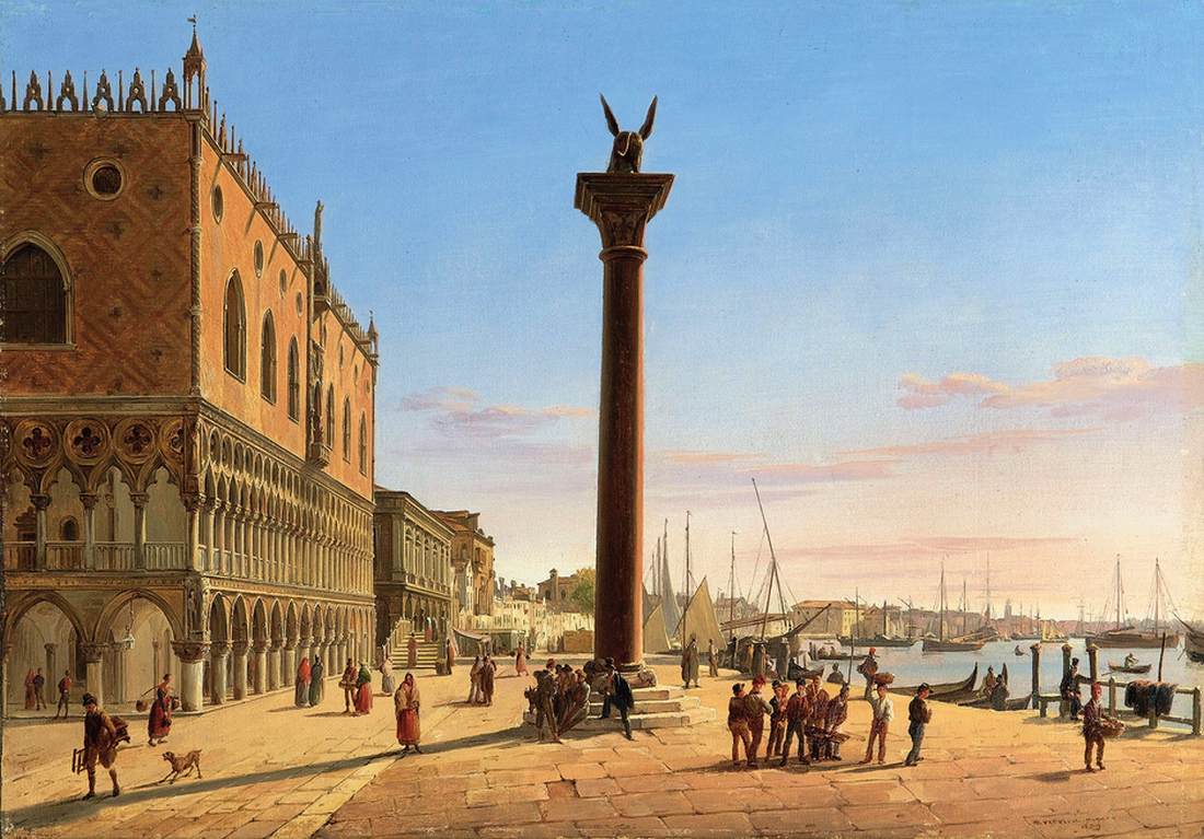 View of the Palazzo Ducale and the Riva degli Schiavoni, Venice