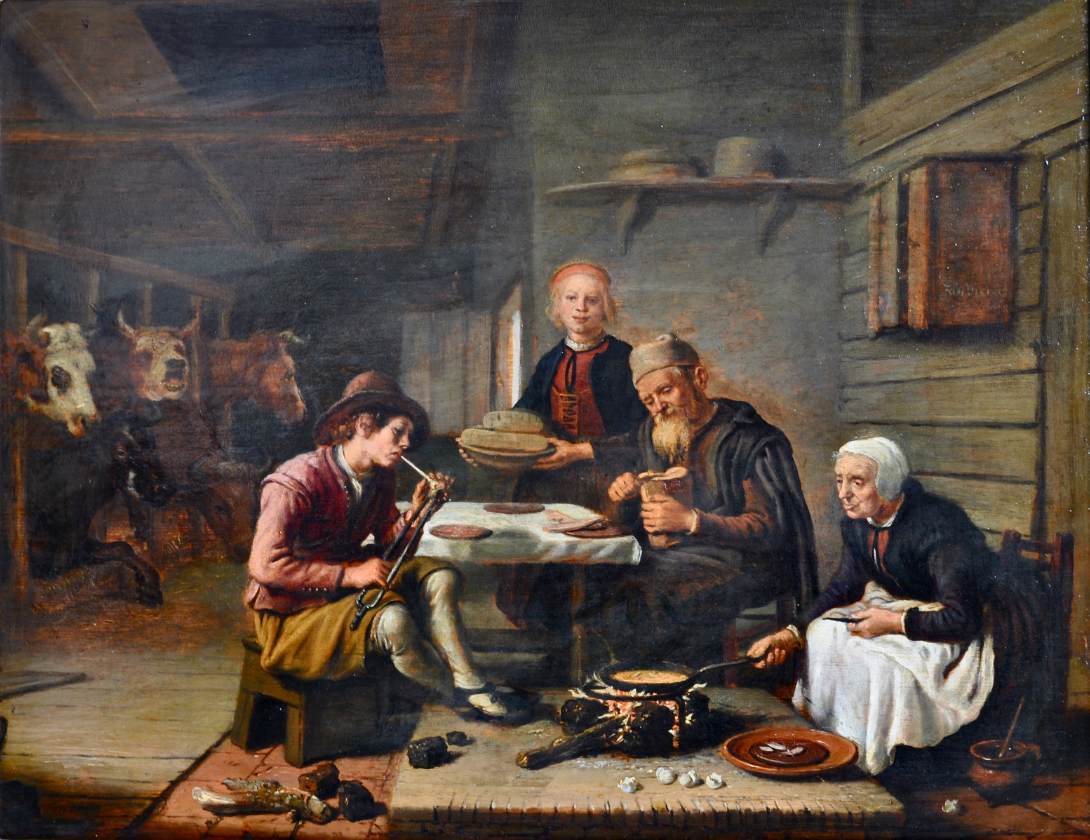 Peasants' Meal at the Stables