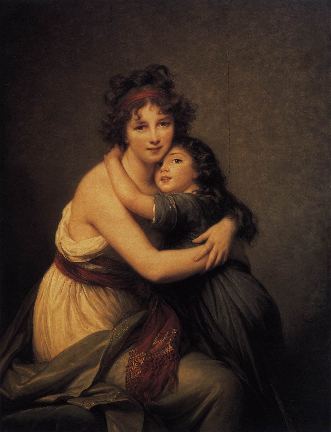 Self-Portrait with Her Daughter, Julie