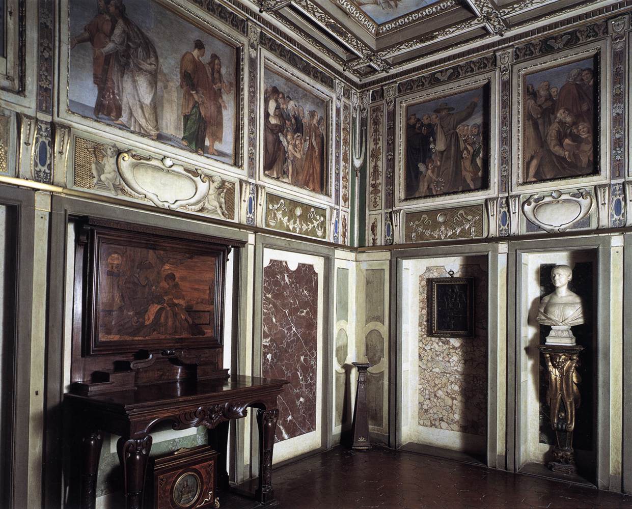 View of the Room of the Angels