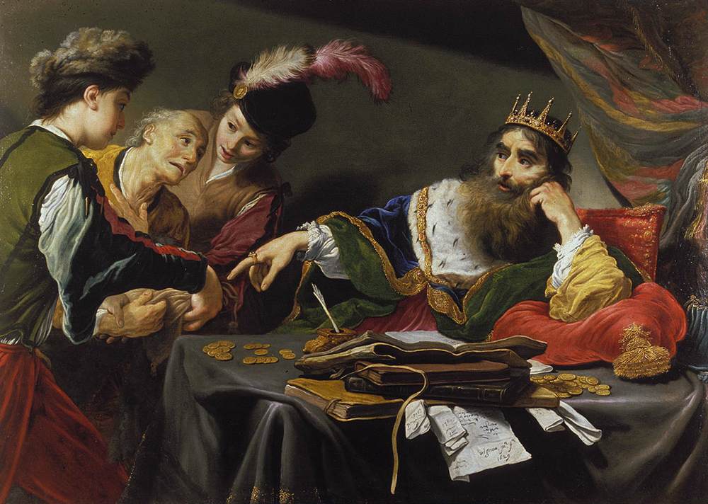 Croesus Receiving Tribute from a Lydian Peasant