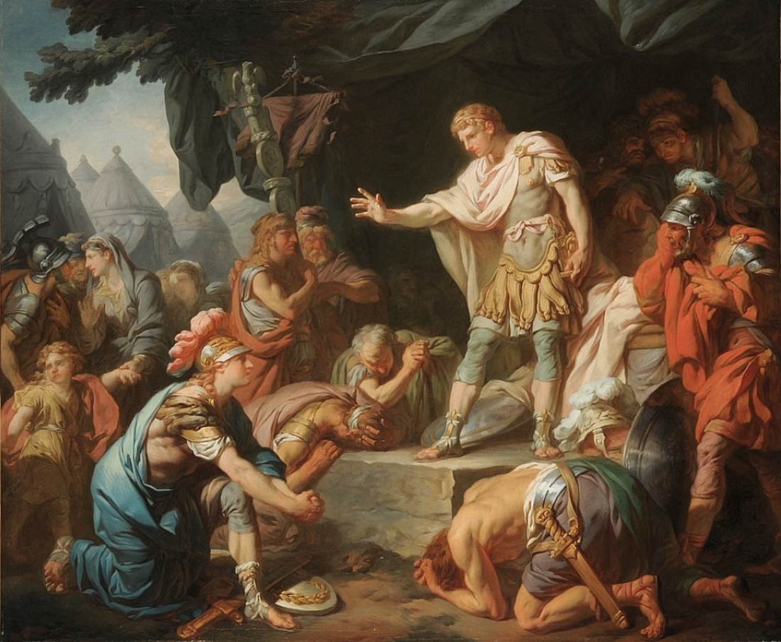 Germanicus Appeasing Revolt in his Camp
