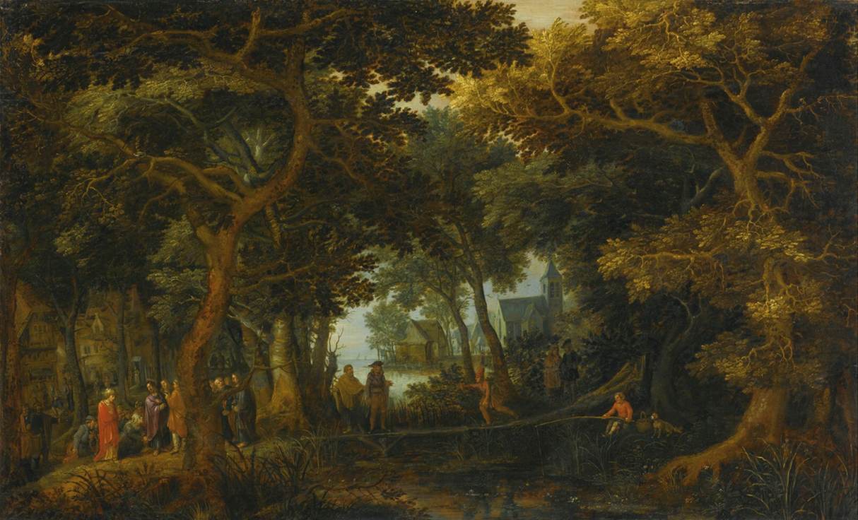 Forest Landscape with Two of Christ's Miracles