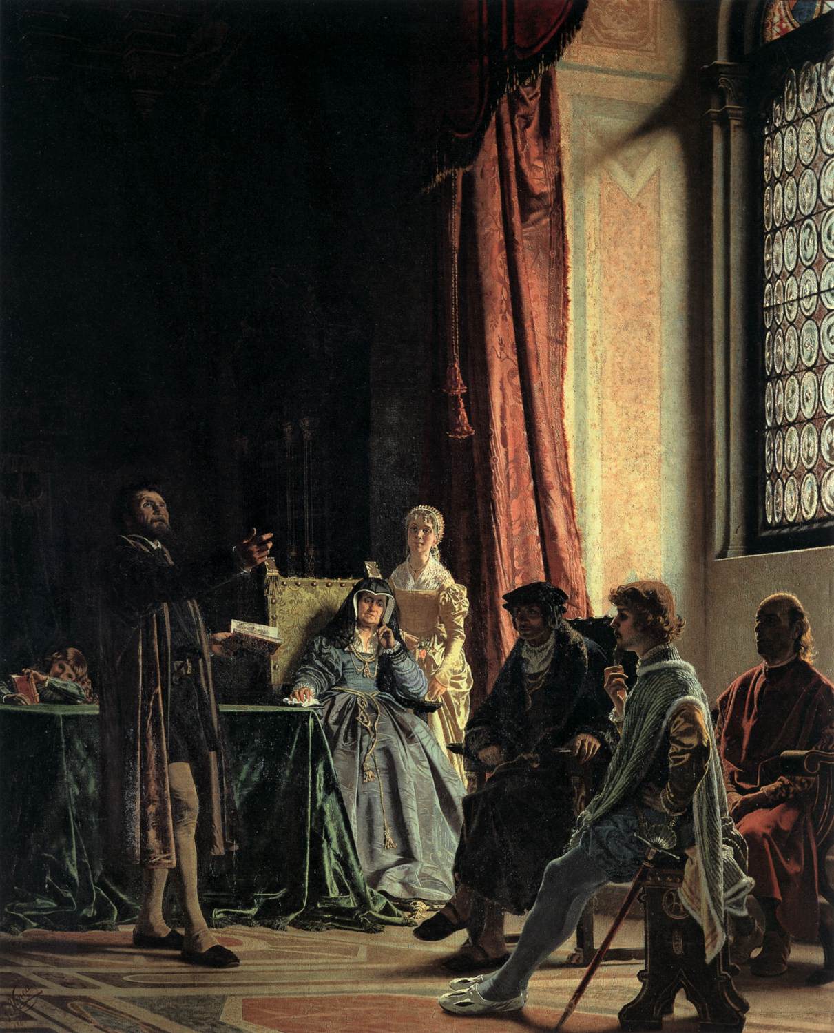 Michelangelo Reads his Poetry in the House of Aldovrandi