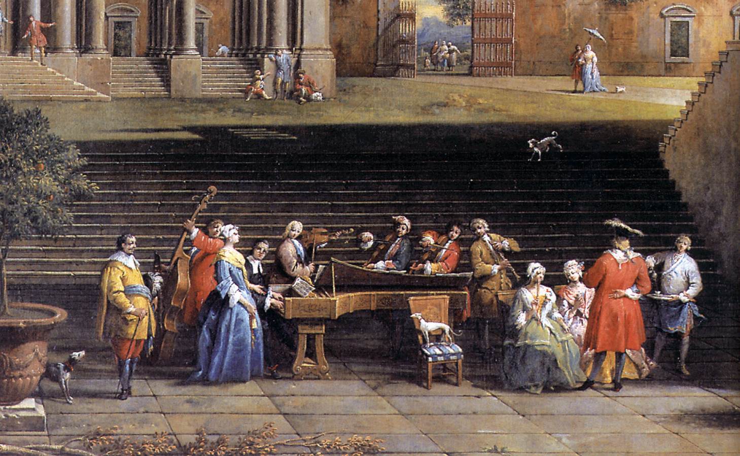 Concert in a Villa (detail)