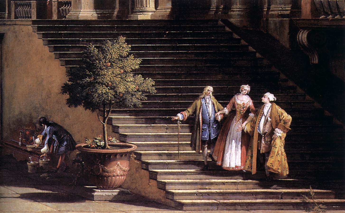 Concert in a Villa (detail)