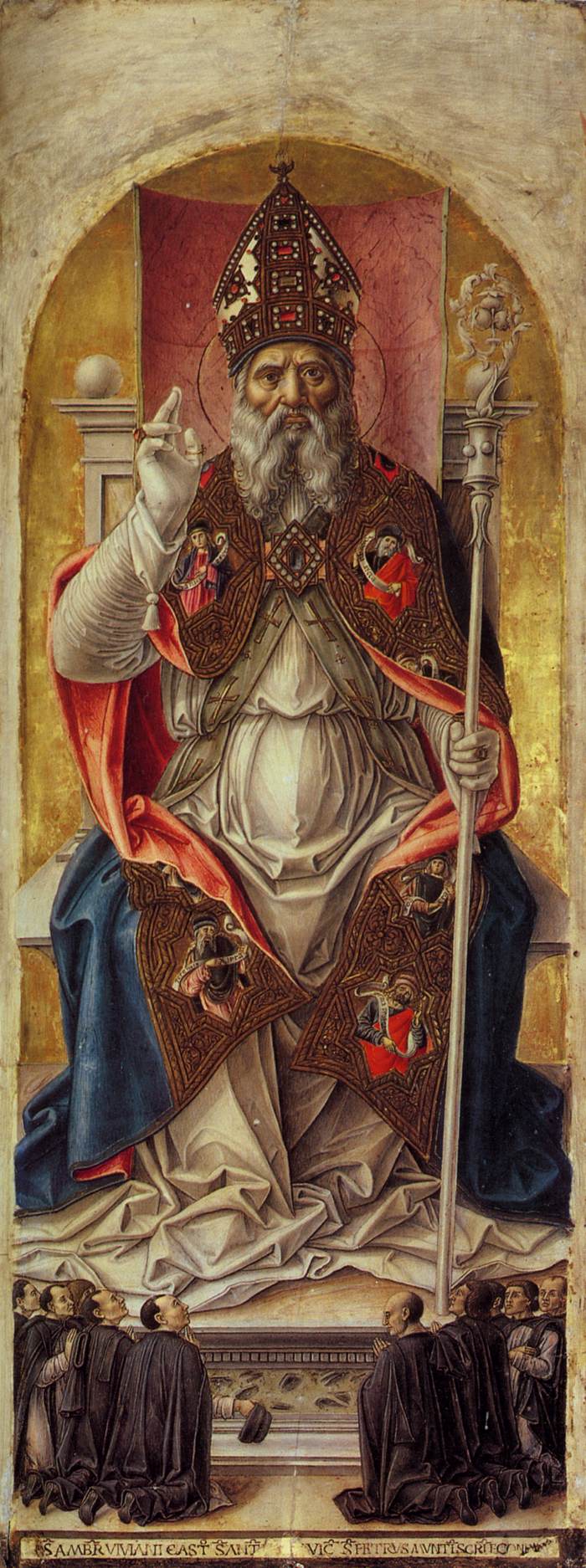 St Ambrose Polyptych (central panel)