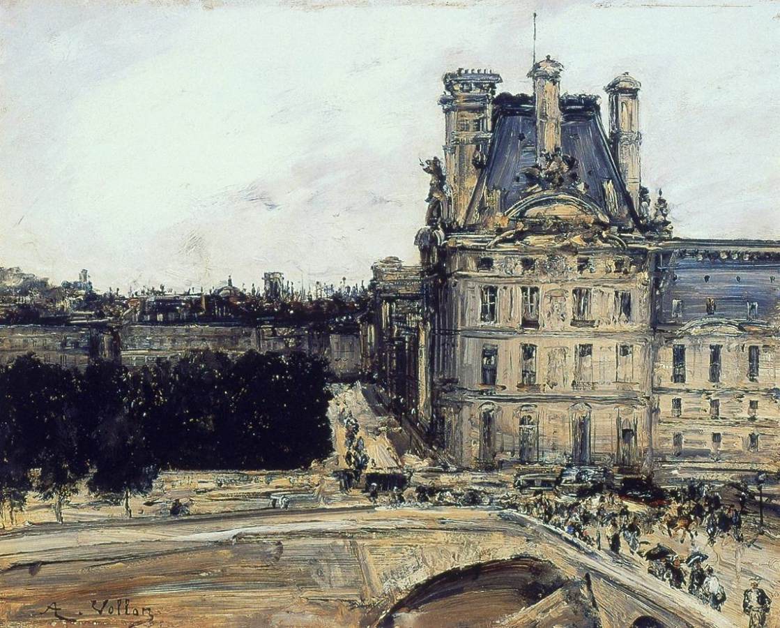 Corner of Louvre