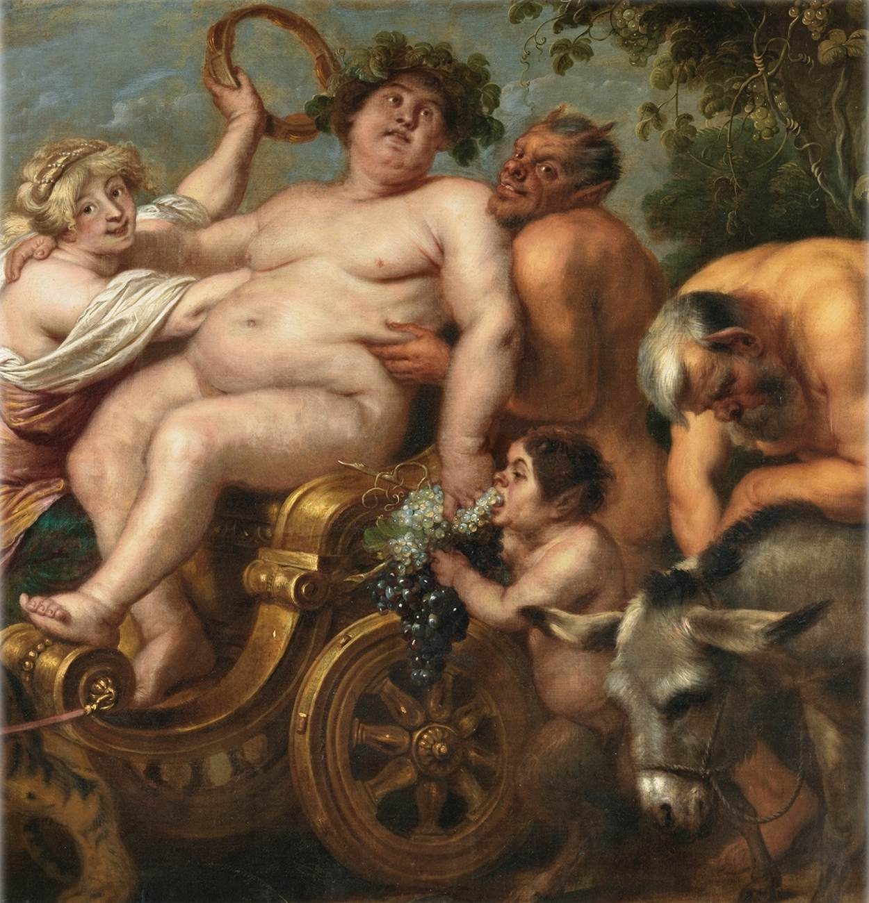 The Triumph of Bacchus (detail)