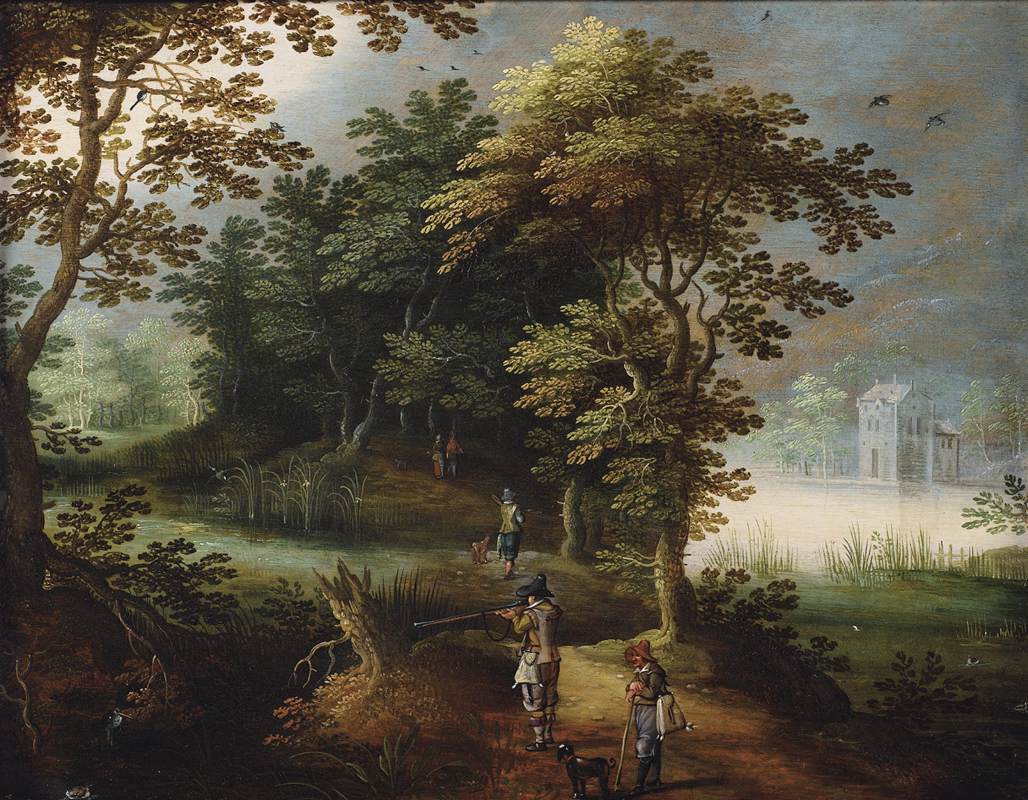 Landscape with Figures Duck Flighting