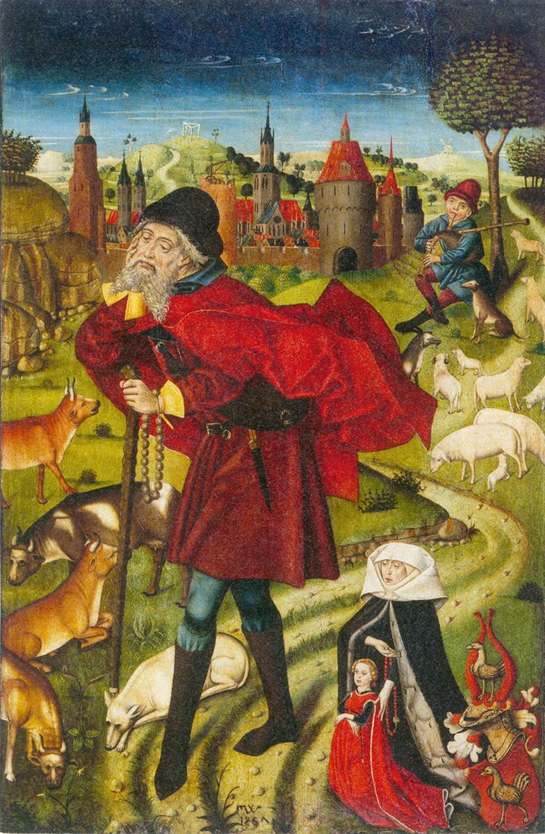 St Wendelin with a Donatrix