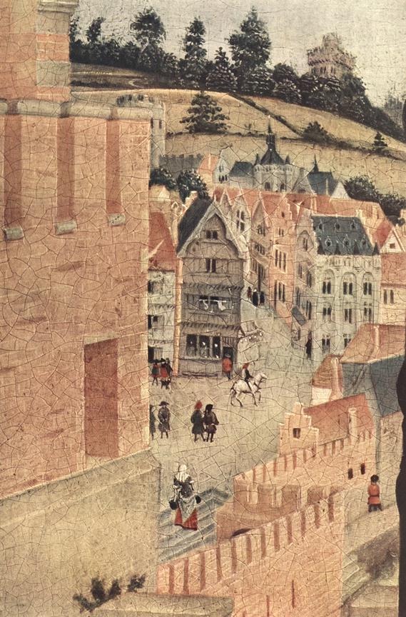 St Luke Drawing a Portrait of the Madonna (detail)