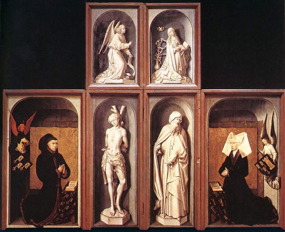 The Last Judgment Polyptych (reverse side)