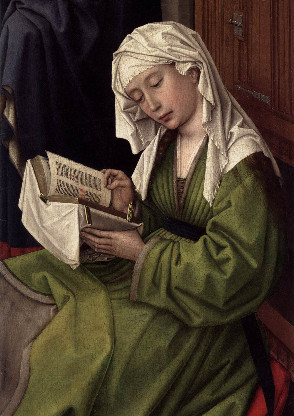 The Magdalene Reading (detail)