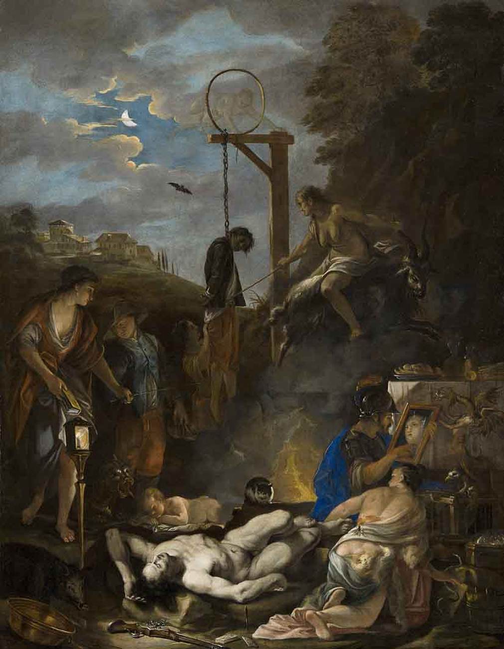 The Witches' Sabbath by Moonlight