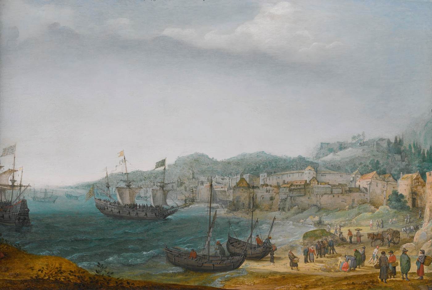 Fortified Coastal Town