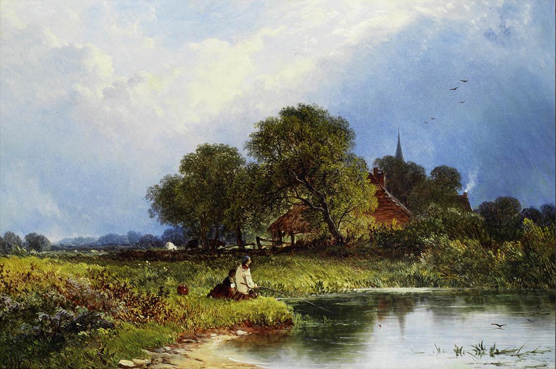 Fishermen in a Landscape