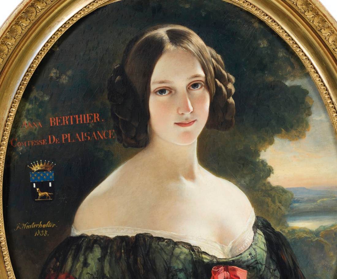 Portrait of Anna Berthier, Countess of Plaisance (detail)