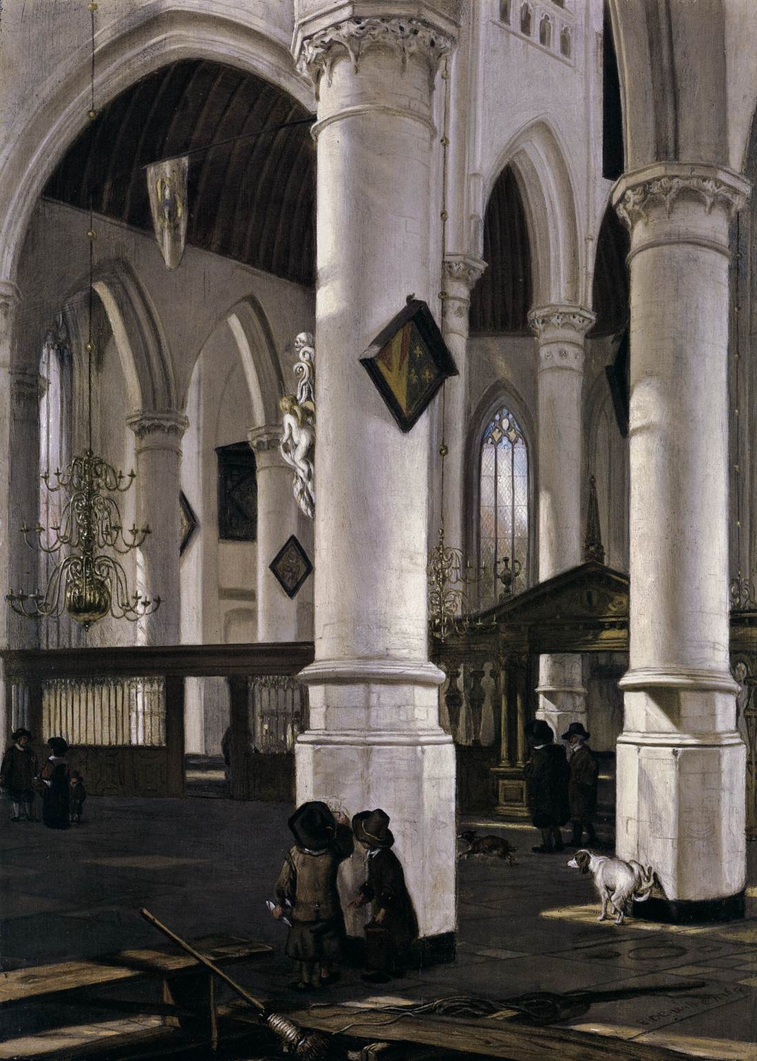 Interior of the Oude Kerk, Delft