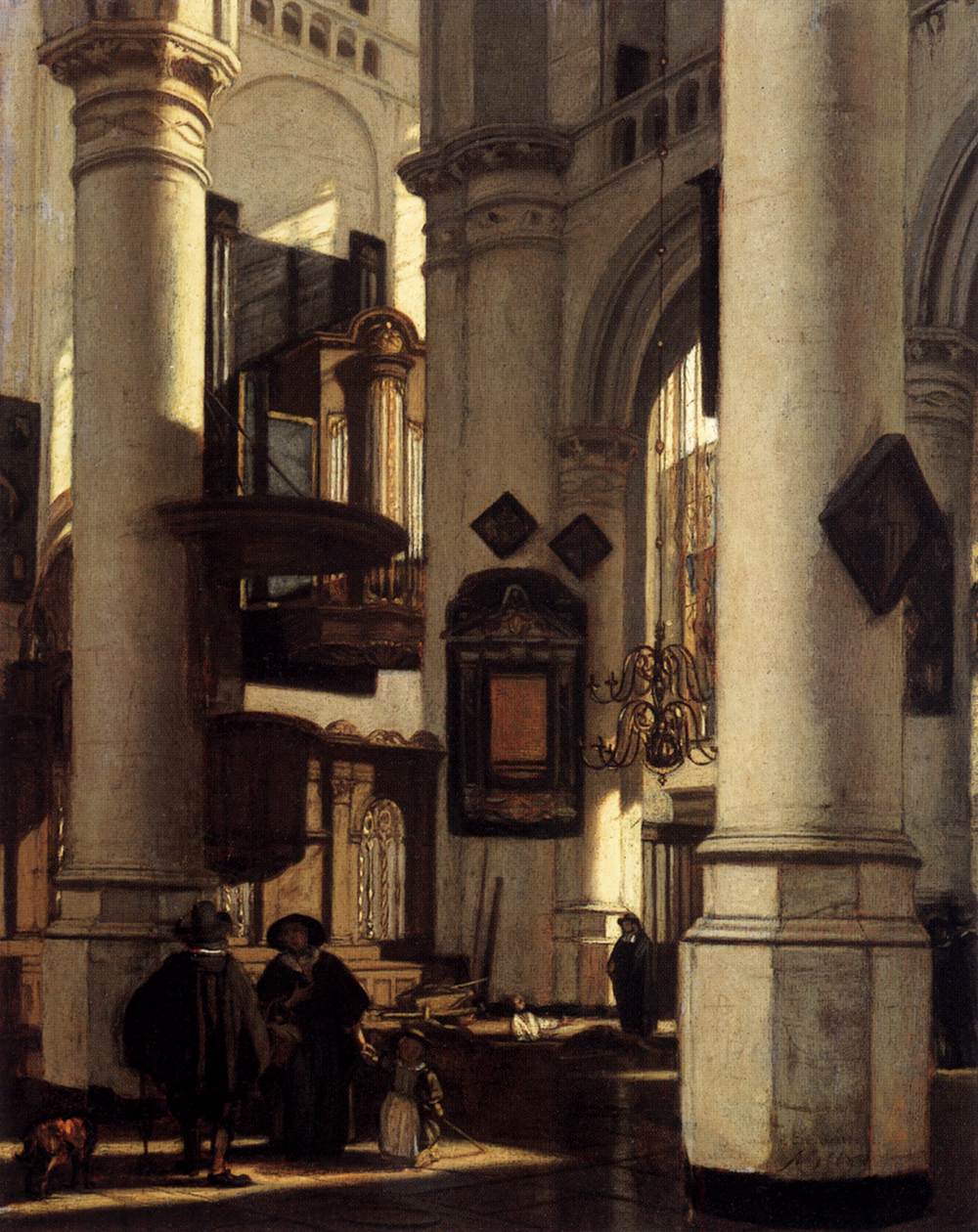 Interior of a Protestant Gothic Church