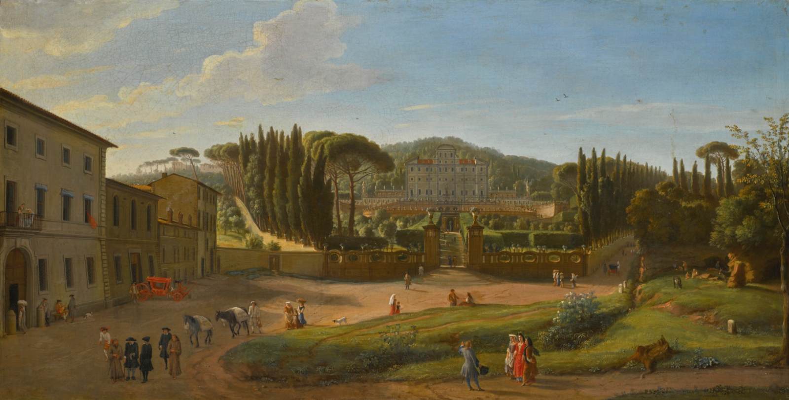 Landscape with the Villa Aldobrandini at Frascati