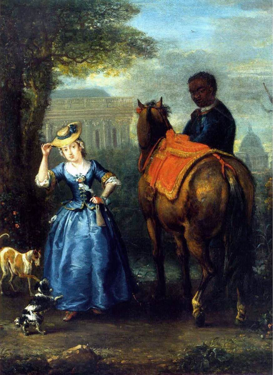 A Lady and a Black Groom