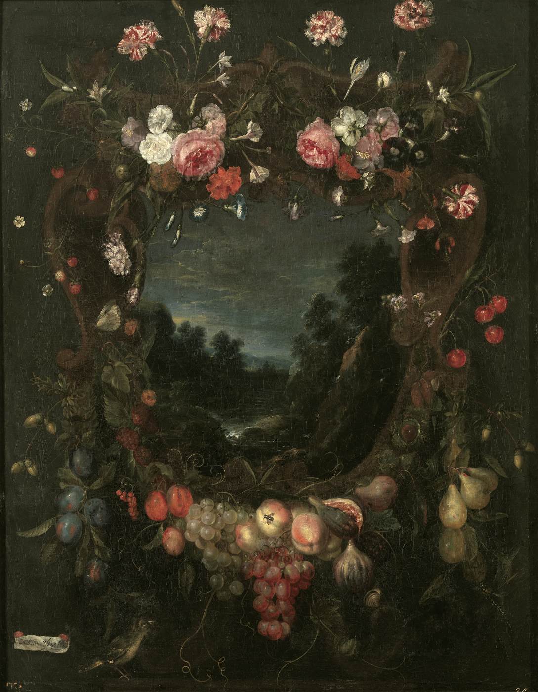Garland with Landscape