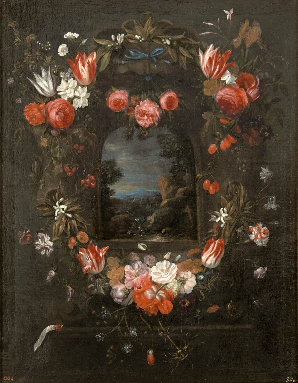 Landscape within a Garland