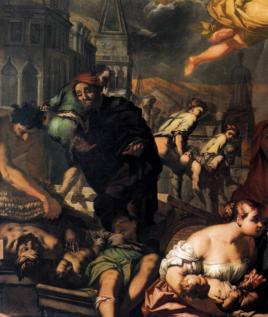 The Virgin Appears to the Plague Victims (detail)