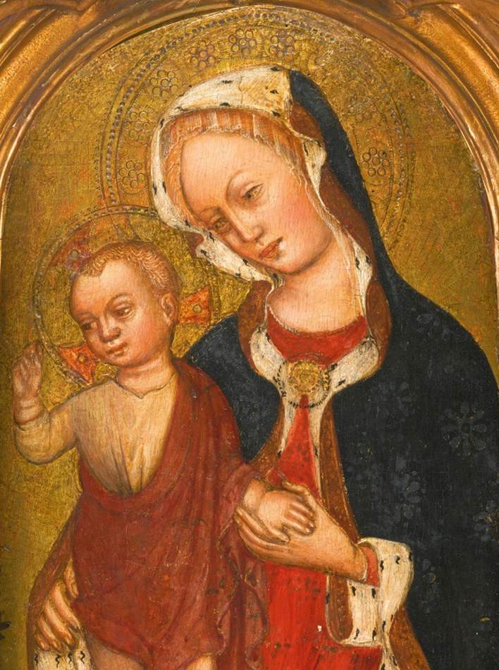 Virgin and Child (detail)