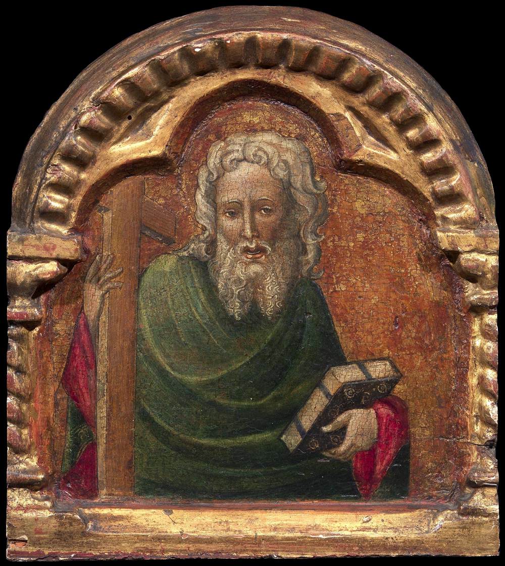 St Luke with the Cross and the Gospel