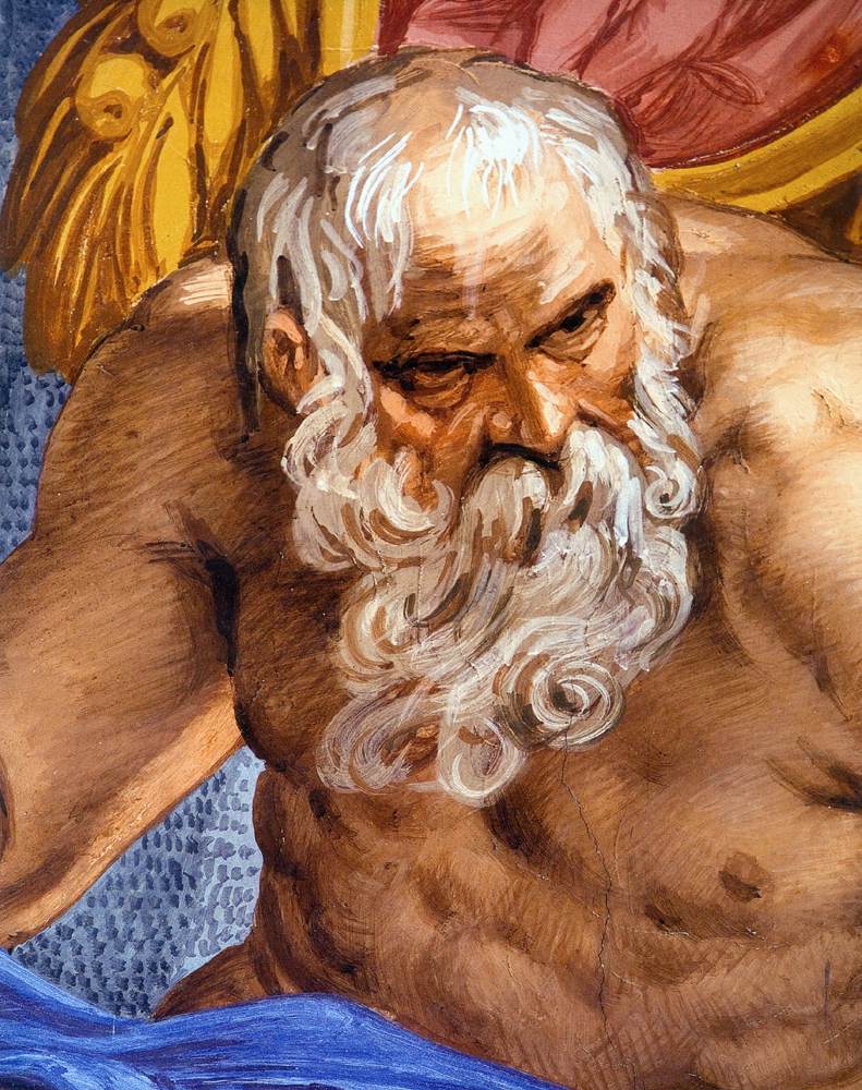 Frescoes in the Hall of the Arts (detail)