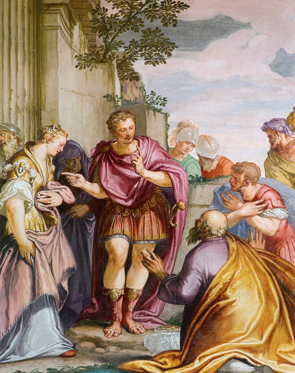 Wall in the Central Hall (detail)