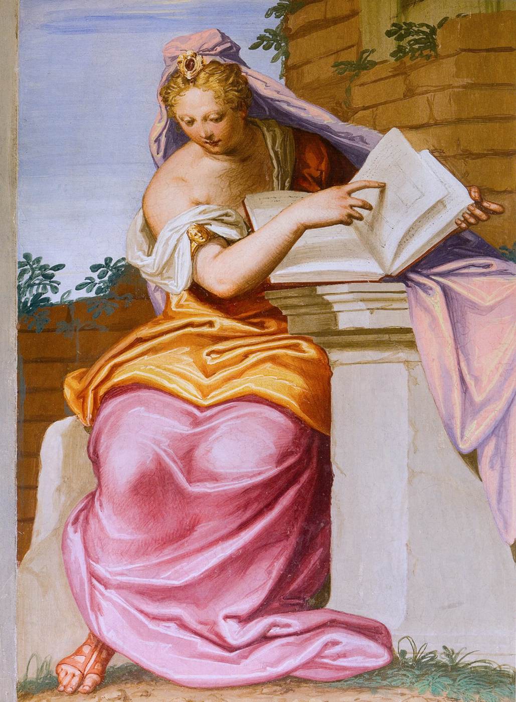 Decoration in the Hall of the Arts (detail)