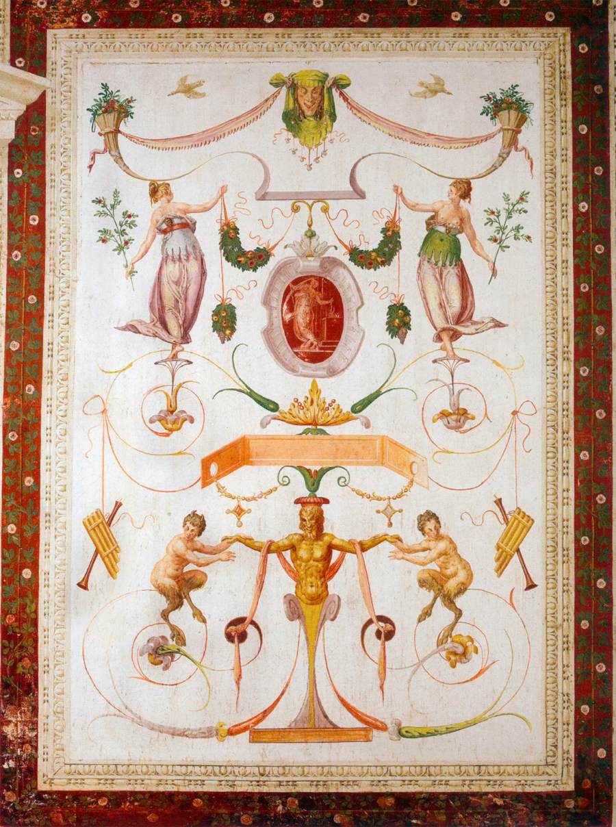 Decoration in rooms of grotesques (detail)