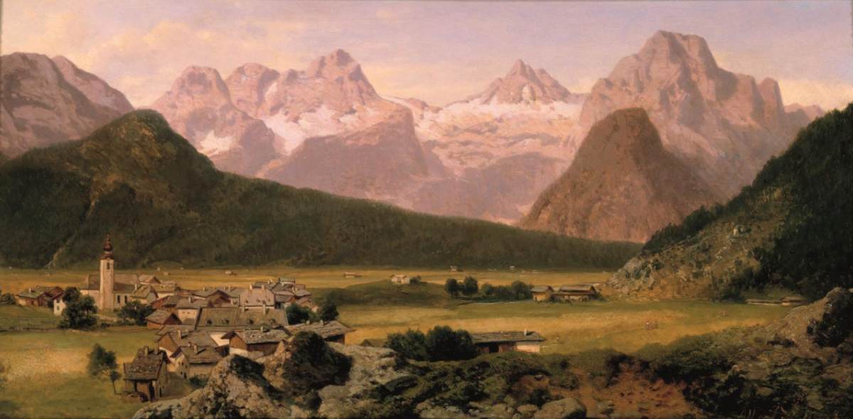 View of the Dachstein Massif