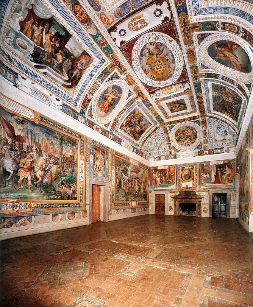 General view of the Sala dei Fasti Farnesiani