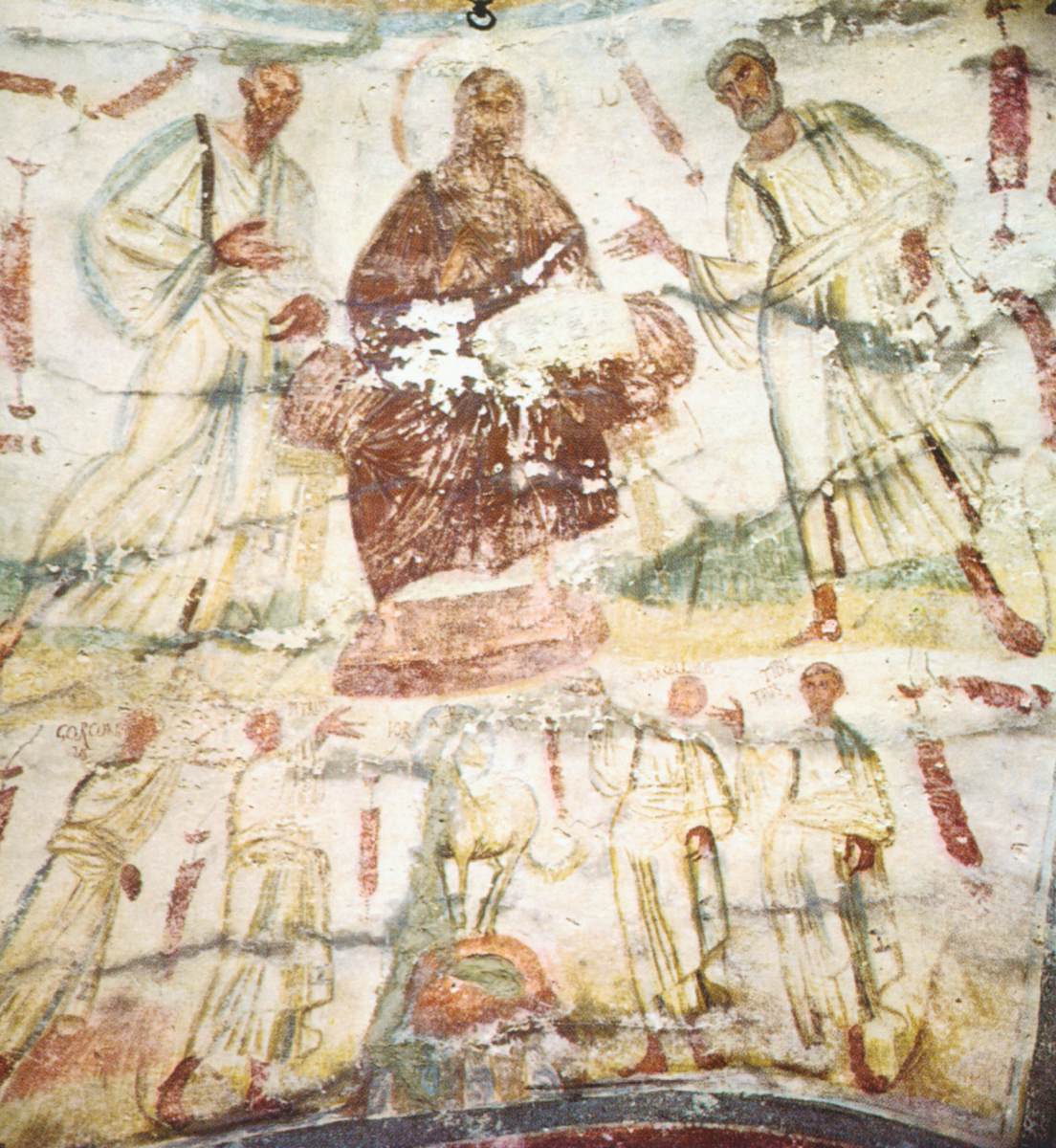 Christ between Sts Peter and Paul