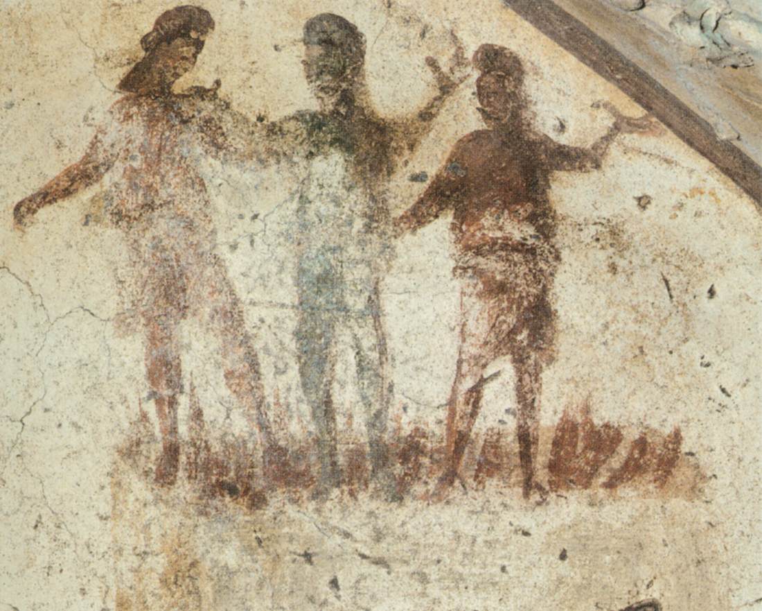 Three Babylonian Men Thrown into the Fiery Furnace