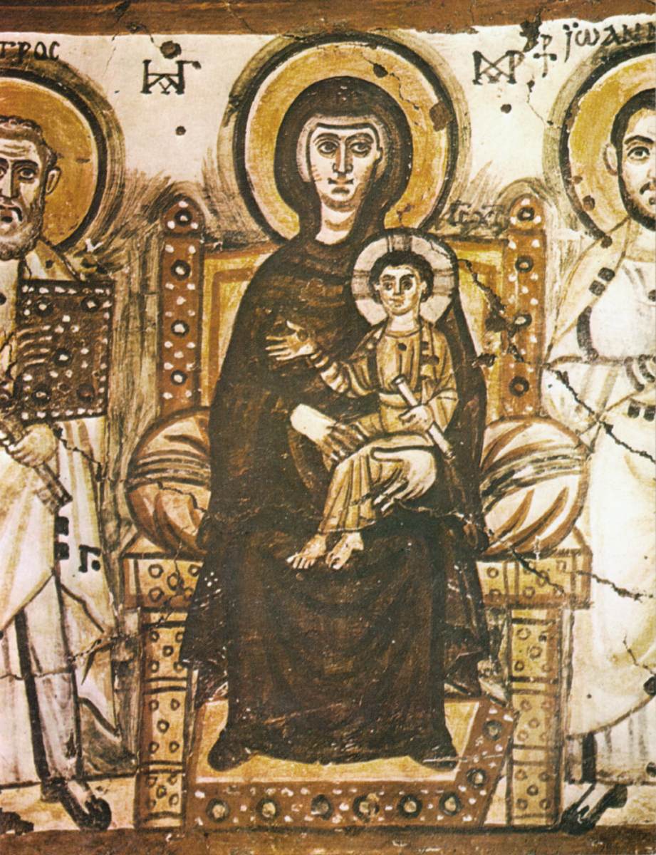 Virgin and Child between Apostles