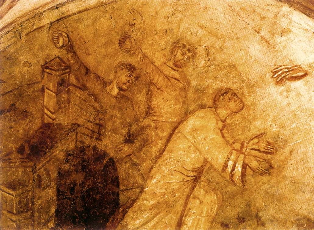Stoning of St Stephen (detail)