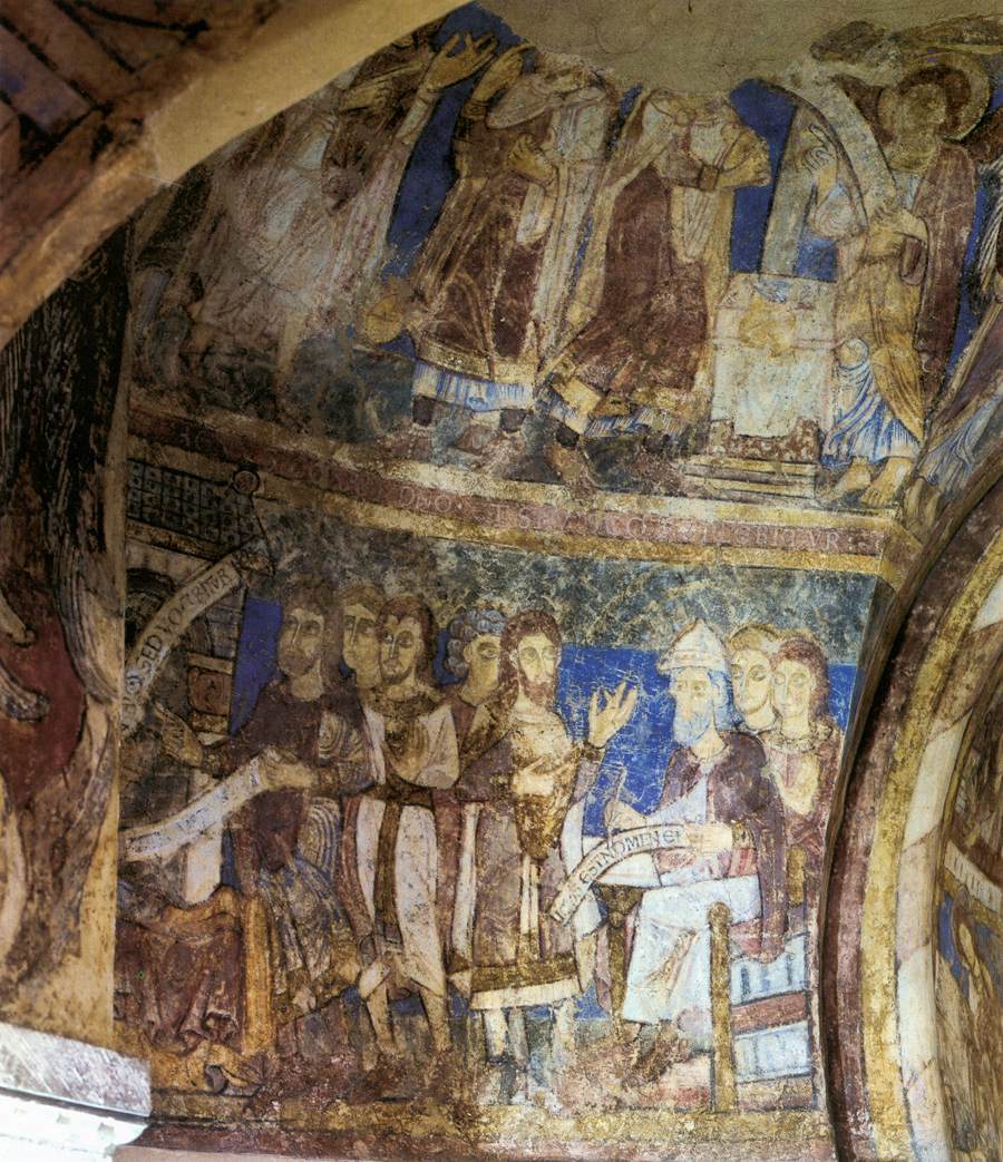 Frescoes in the crypt