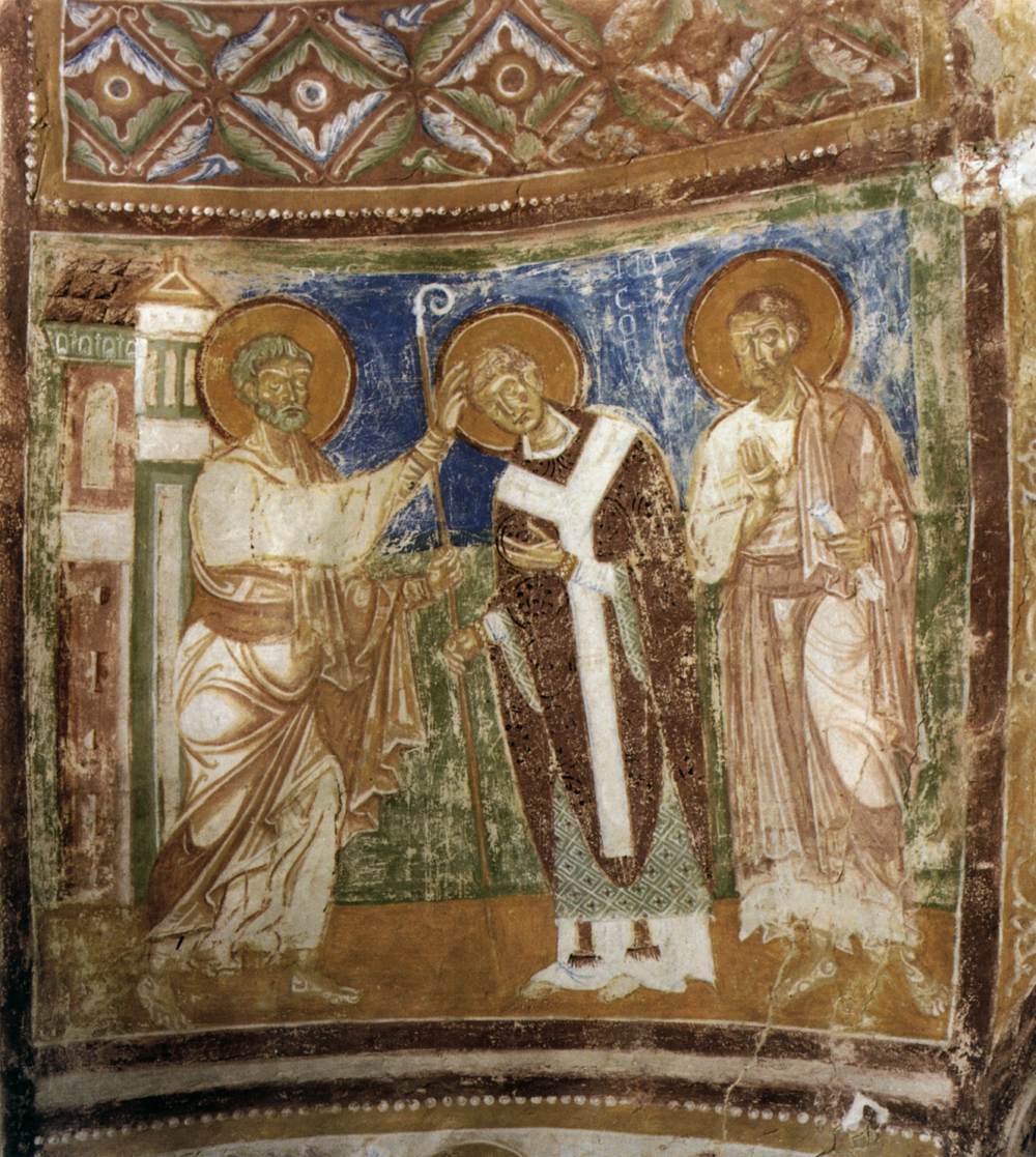 St Peter Consecrates St Hermagoras Bishop in the Presence of St Mark