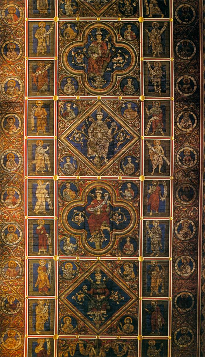 Wooden ceiling (partial view)